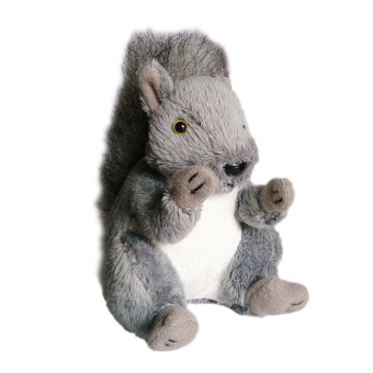 Toylogy Boneka Hewan Tupai Gray Sguirrel Doll 5,5 inch