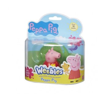 Peppa Pig Wobbily Figure and Base Peppa Pig Character (Assortment) - intl