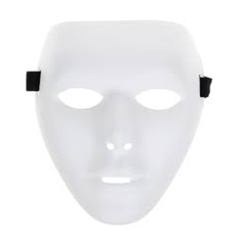 Marlow Jean Topeng Mask Cosplay Mask Action - Putih