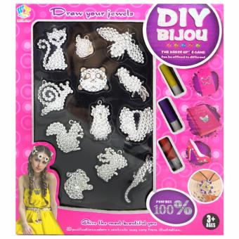 TSH Mainan Edukasi DIY Bijou Fun Fashion Dress Up Kreatif DIY Toys - Multi Colour