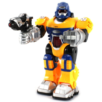 Toylogy Robot Baterai Kuning/Biru - Android New Power Warrior (Yellow/Blue )