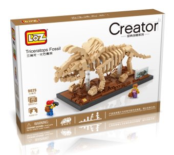 Loz Jewel Dinosaur Fossil Skeleton Series Mosasaur 9025 Building Blocks - intl