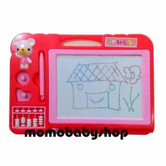 AA Toys Colour Drawing and Writing Board 809 Pink Fanta - Mainan Papan Tulis Warna