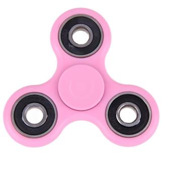 Fidget Spinner Hand Finger Toys Mainan Tri-Spinner Ball Bearing EDC Sensory - Pink