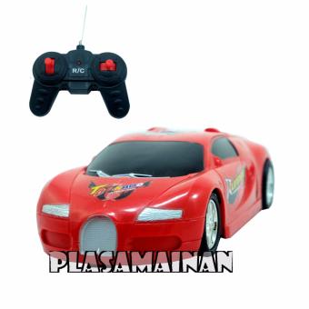 AA Toys Racing Car RC Noble Model Car BO Merah - Mainan Mobil Remot Control
