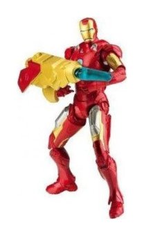 Marvel Avengers Movie 10cm Action Figure Shatterblaster Mark VII Iron Man Super Articulated - intl