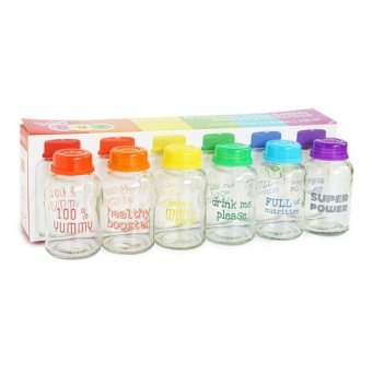 Baby Pax Rainbow Glass Bottles