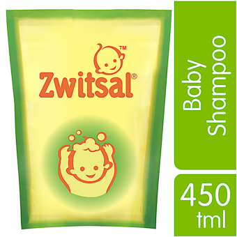 Zwitsal Baby Shampoo Natural Avks Refill - Pouch - 450mL