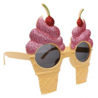 MagiDeal Novelty Sunglasses Cherry Ice Cream Glasses Hen Night Stag Party Fancy Dress - intl