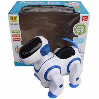 MOMO Toys Dancing Dog BO Biru 8200 - Mainan Dancing Dog Robot