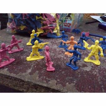 Toys Empire - Mainan Tentara Jadul , Mini , Warna Warni , Figure Set , Hobi Anak