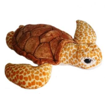 Toylogy Boneka Hewan Penyu Tempayan - loggerhead Sea Turtle - 9 inch