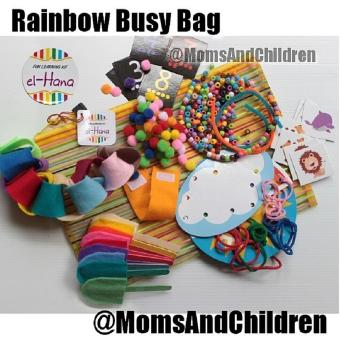 Busy Bag Rainbow - Mainan Edukatif Edukasi by EL-Hana