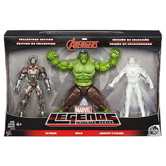 Marvel Avengers Marvel Legends Avengers Infinite Series 1 Ultron, Hulk & Marvel's Vision 6\" Action Figure 3-Pack - intl