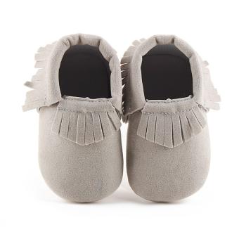 Bear Fashion Brand Spring Baby Shoes PU Leather Newborn Boys Girls Shoes First Walkers 0-18 Months - intl