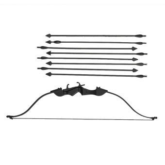 BolehDeals 1/6 Scale Reflex Bow With 8pcs Arrows Fit 12\" Solider Model Toy ZY TOYS