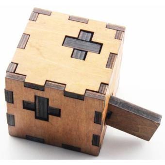 3D Wood Puzzle Model Cube