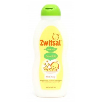 Zwitsal Baby Bath Natural Milk & Honey 200 ml