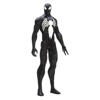 Marvel Ultimate Spider-Man Titan Hero Series Black Suit Spider-Man Figure - 12 Inch - Intl