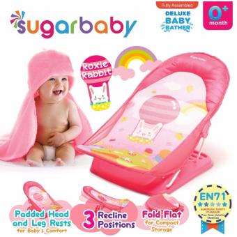 Sugar Baby Deluxe Baby Bather Roxie Rabbit Kursi Mandi - Pink