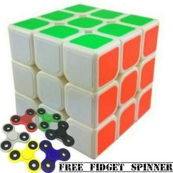 RUBIK YONGJUN 3×3×3 MAGIC CUBE Free 1pcs fidget spinner
