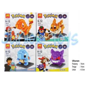 Mainan Bricks/Block Lele Pokemon Go 39004