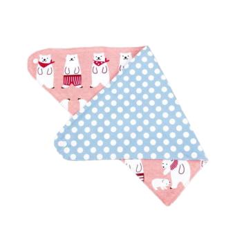 Abby Baby Two Sided Bib - Pink