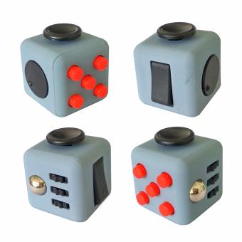 Toylogy Hand Toys Fidget Cube-Focus Cube Mainan Tekan Tombol Penghilang Stres