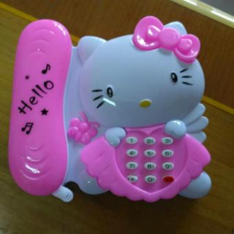 TOYS mainan telepon hello kitty - pink