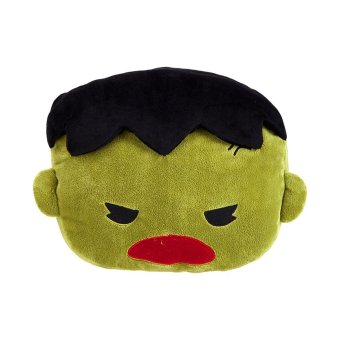 Marvel Hulk Head Cushion - Hijau