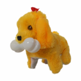 Toylogy Mainan Anak Robot Boneka Anjing ( Robot Stuffed Plush Dog ) Orange / Pink / Brown / Purple