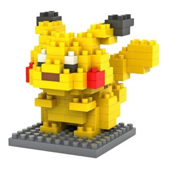 LT365 Diamond Block Pokemon Pikachu 120pcs Parent-child Games Building Blocks Children's Educational Toys - intl