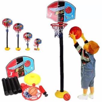 Mainan Ring Basket Anak + Bola + Pompa
