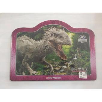 Mainan Puzzle Karton Karakter Dinosaurus