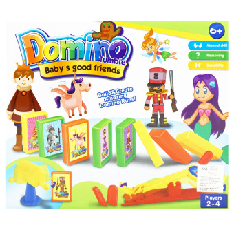 TSH Mainan Edukasi Domino Tumble Family Game - Multi Colour