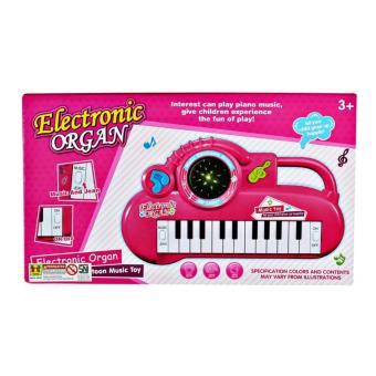 Toys empire-Mainan Music ELECTRONIC ORGAN WITH 3D LIGHT-Pink