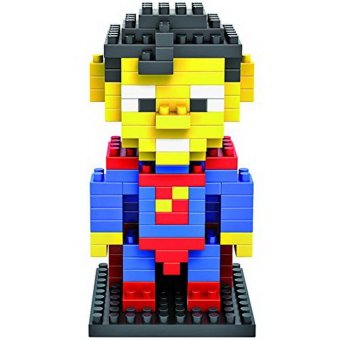 LOZ Diamond Blocks Nanoblock Super Hero Superman Educational Toy 150pcs