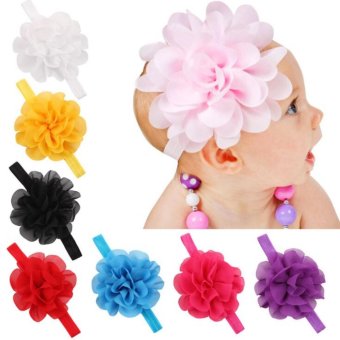 Baby lily Bear Fashion 8pcs Baby Girls Sweeet Headbands Head Bands - intl