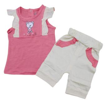 Baby Scots - Baju Bayi AD 092 Pink 0-3 Bulan
