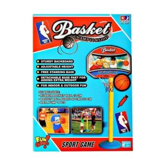 MOMO Toys Basket Ball Championship 4904 - Bola Basket Set Plus Tiang