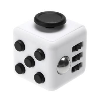 2Pcs Fidget Cube Decompression Magic Cube for Diy Puzzle Creative Toys（Black+White） - intl