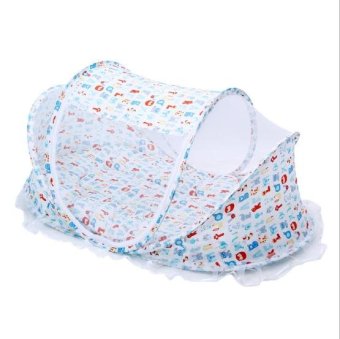 Fengsheng Baby travel cot Portable Baby Crib Mosquito Net Portable Baby Cots for 0-18 Month Baby - intl