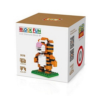 2box LOZ Diamond Block Jump Tigger Dumbo 260pcs Parent-child Games Building Blocks Children's Educational Toys
