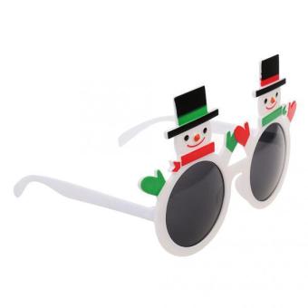 MagiDeal Novelty Christmas Snowman Xmas Party Glasses Fancy Dress Sunglasses Fun - intl