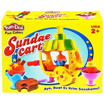 TSH Mainan Edukasi Lilin Sundae Cart / Ice Cream Sundae Maker - Multi Colour