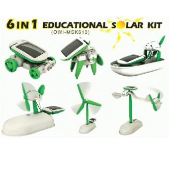 Mainan Anak Edukasi Bangun 6 in 1 Robot Solar Kit