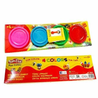 Fun Doh 4 Color / Lilin Fun Doh 4 Warna / Lilin Mainan Anak