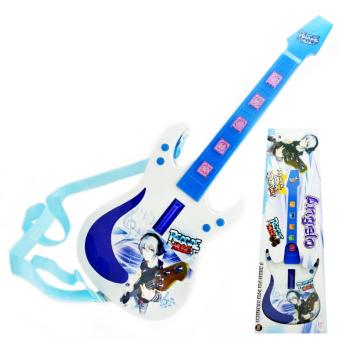 TSH Mainan Gitar Anak Music Electric Guitar Cowo - Biru