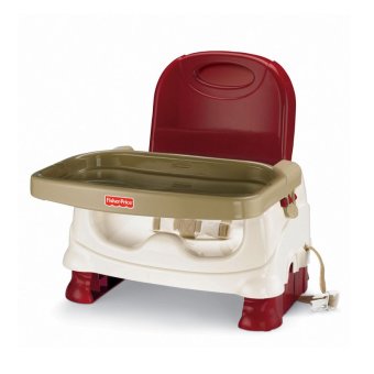 Fisher Price Healthy Care Deluxe Red Booster Seat Kursi Makan Bayi - P0278