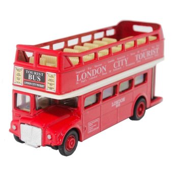 Welly 5 inch Die-Cast Cabriolet AEC Routemaster London Bus RedColor Model Collection - intl
